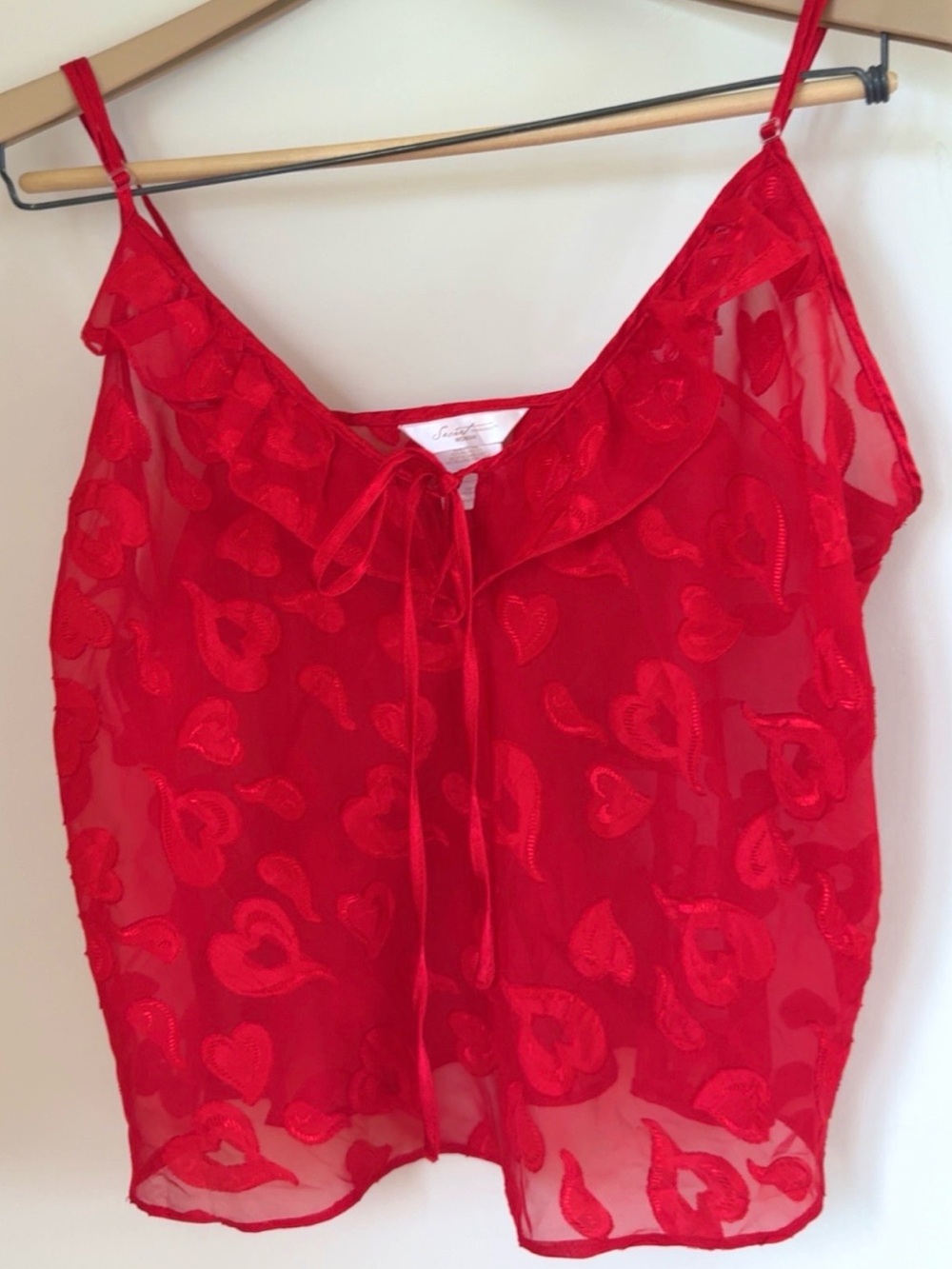 PLUS SIZE SHEER LINGERIE TOP SIZE 1X